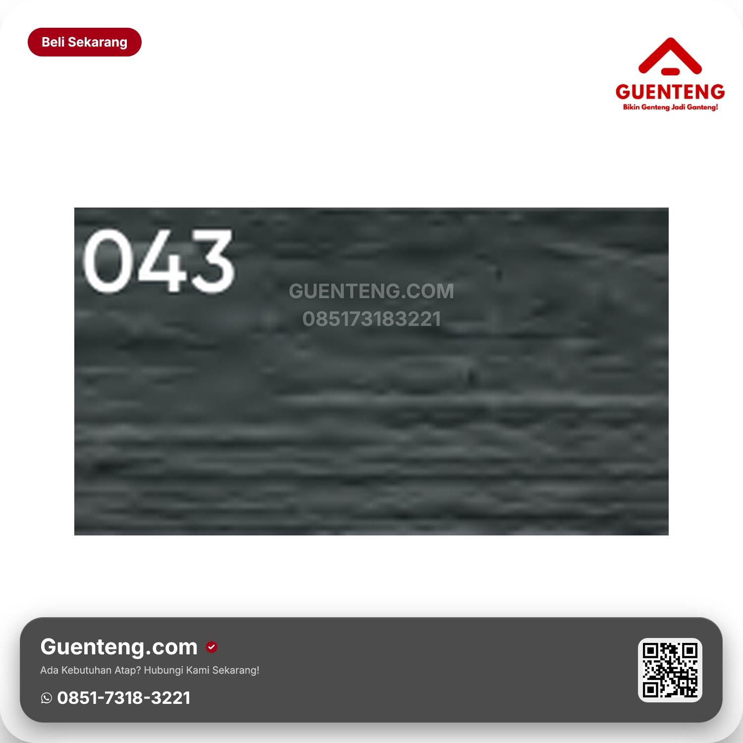 Genteng Flexitile Infinity 043 (600x300mm)