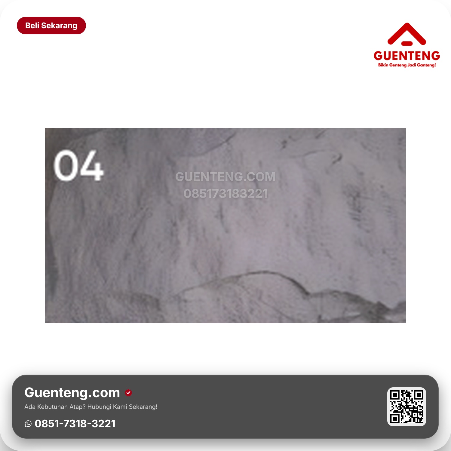 Genteng Flexitile Mushroom Rock 04 (1200x600mm)