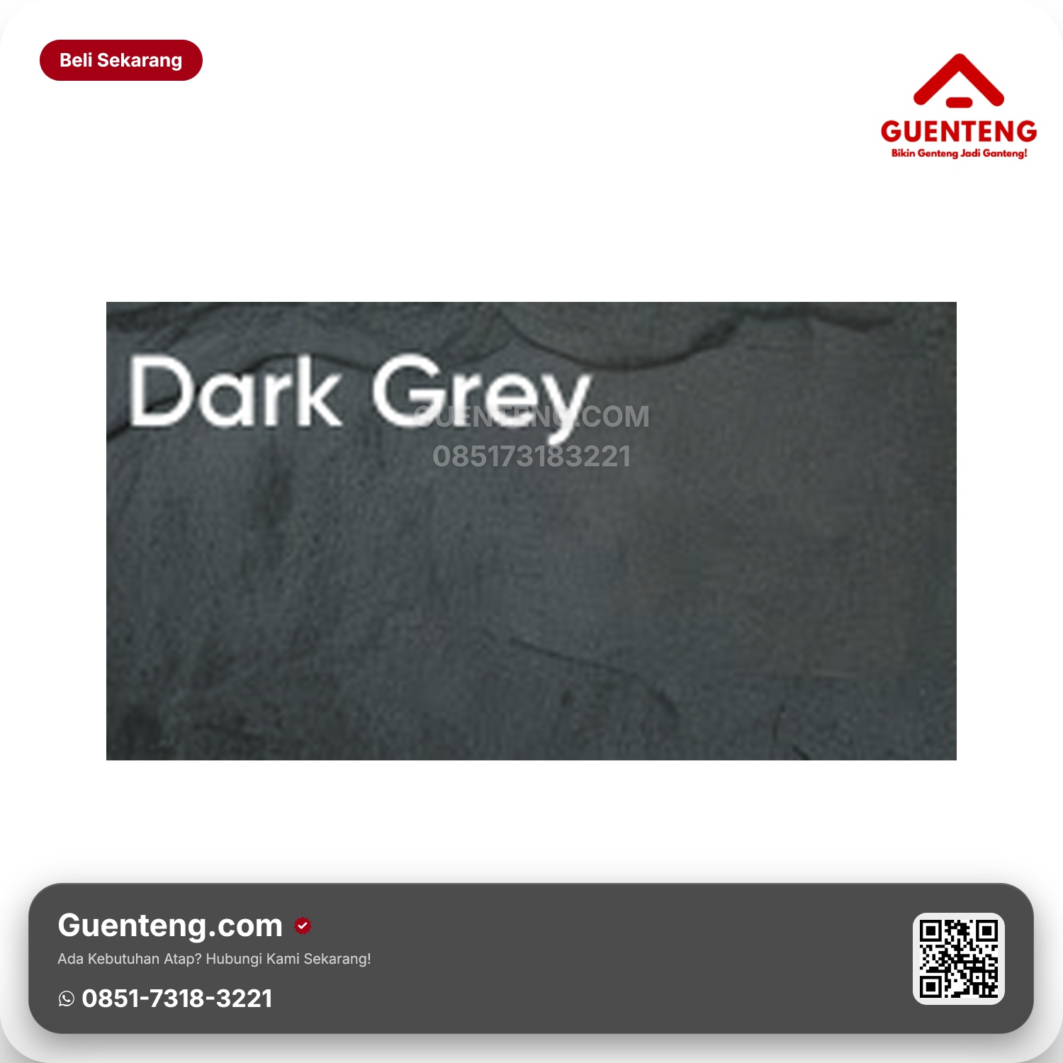 Genteng Flexitile Mushroom Rock Dark Grey (1200x600mm)