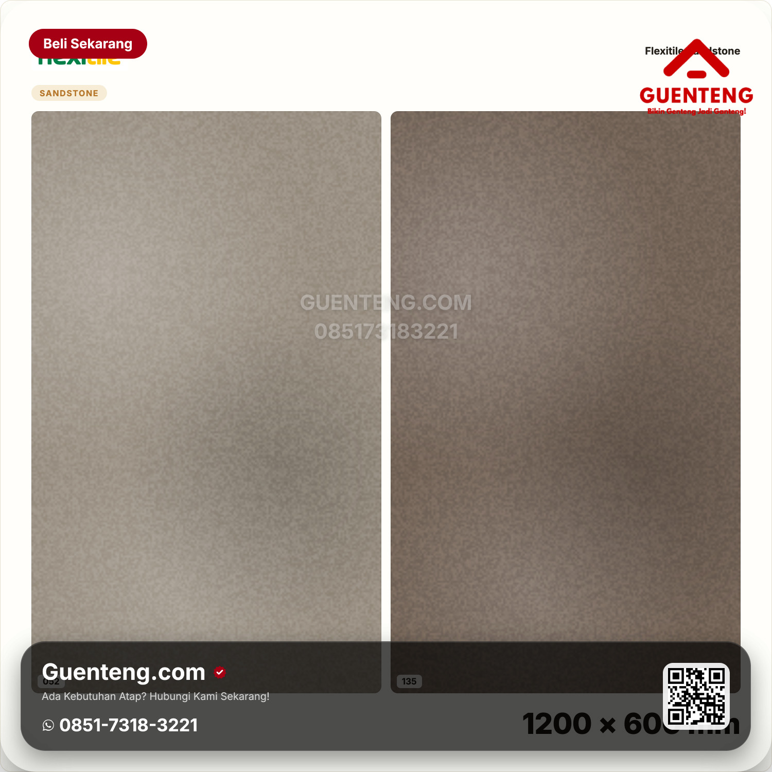 Genteng Flexitile Sandstone 052, 135