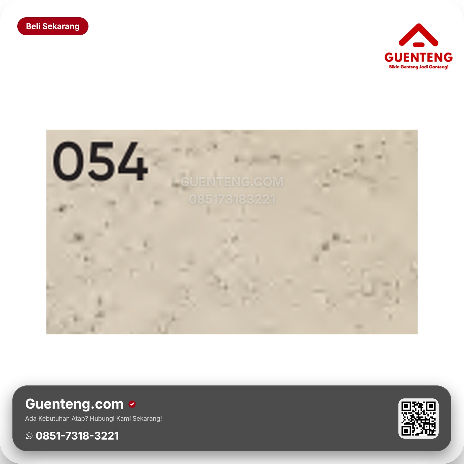 Genteng Flexitile Travertine 054 (1200x600mm)