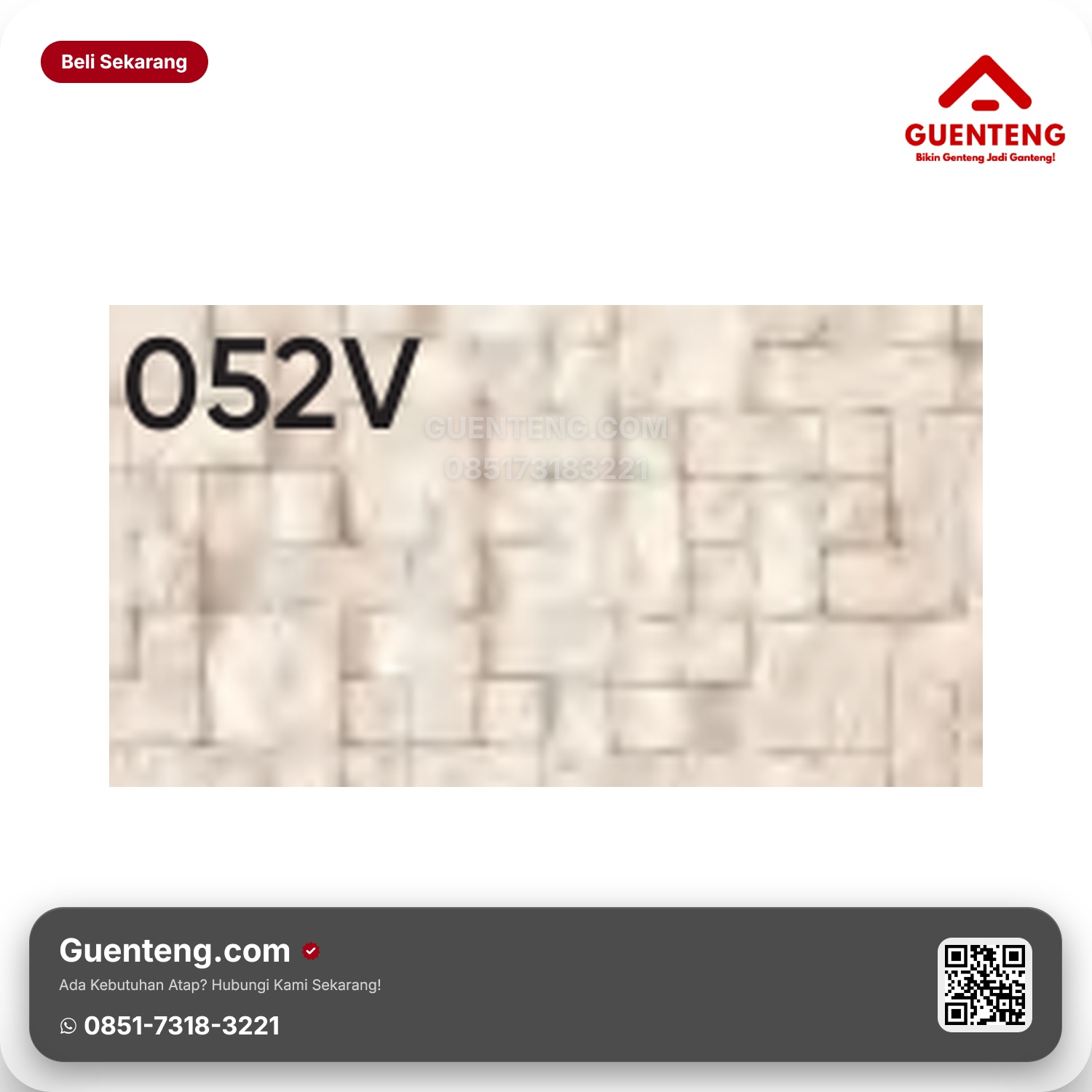 Genteng Flexitile Tumbled Stone 052V (590x290mm)