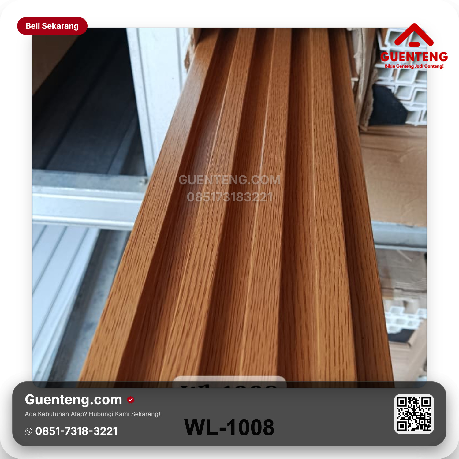 Genteng Wall Panel Composite WPC WL-1008
