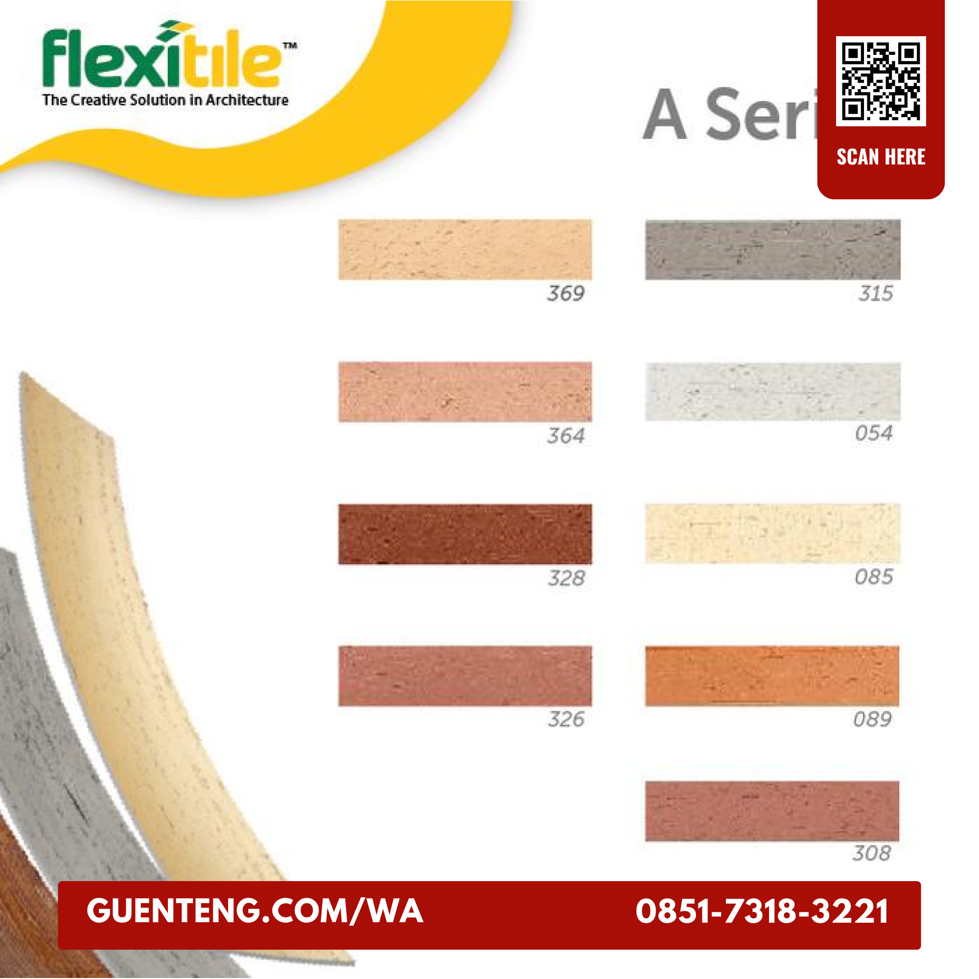 Surface Finishing Flexitile Facebrick A 326