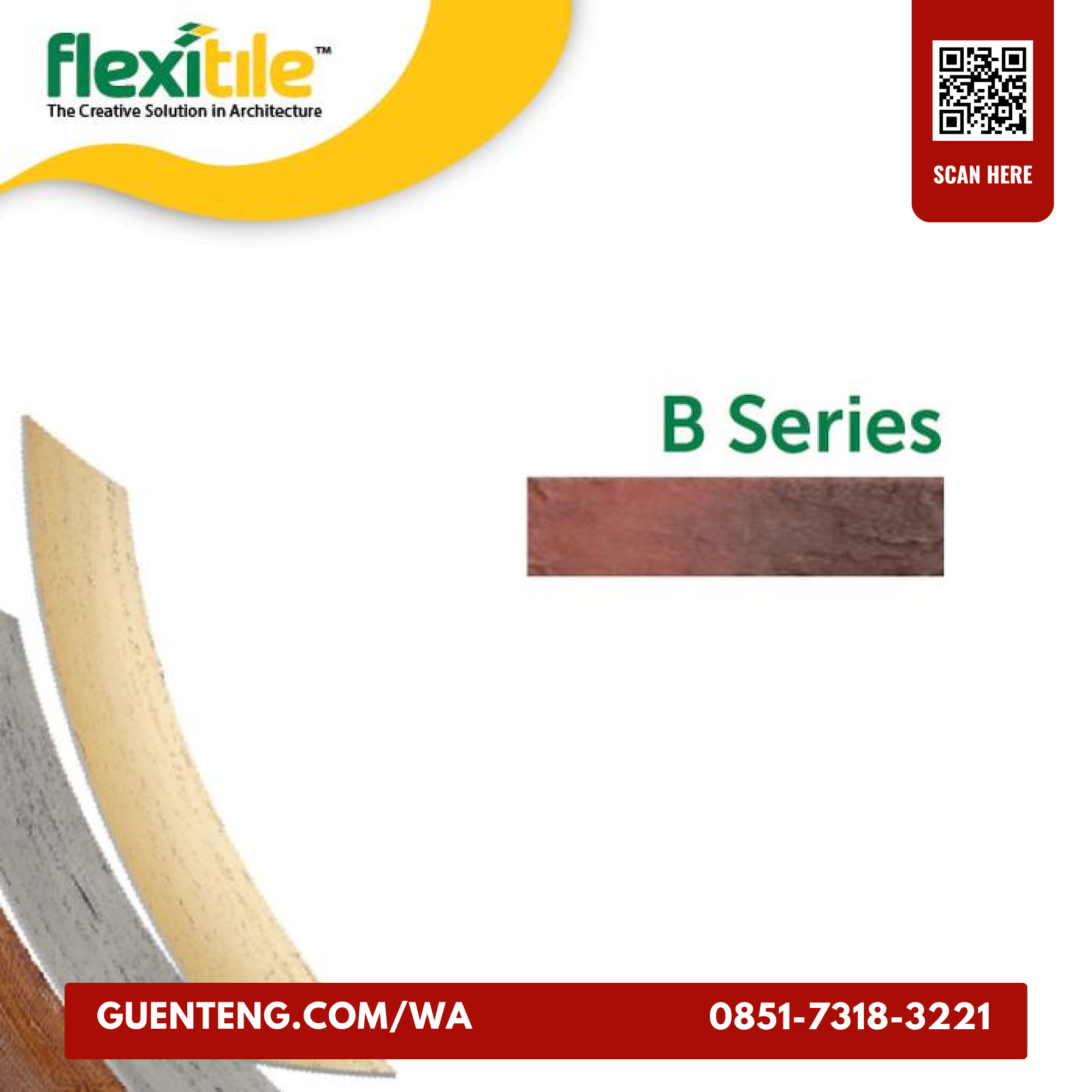 Surface Finishing Flexitile Facebrick B 077V