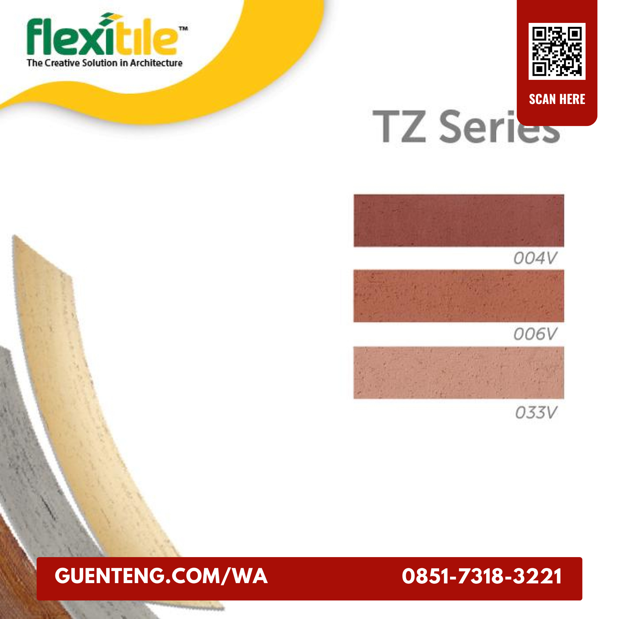 Surface Finishing Flexitile Facebrick Tz 004V