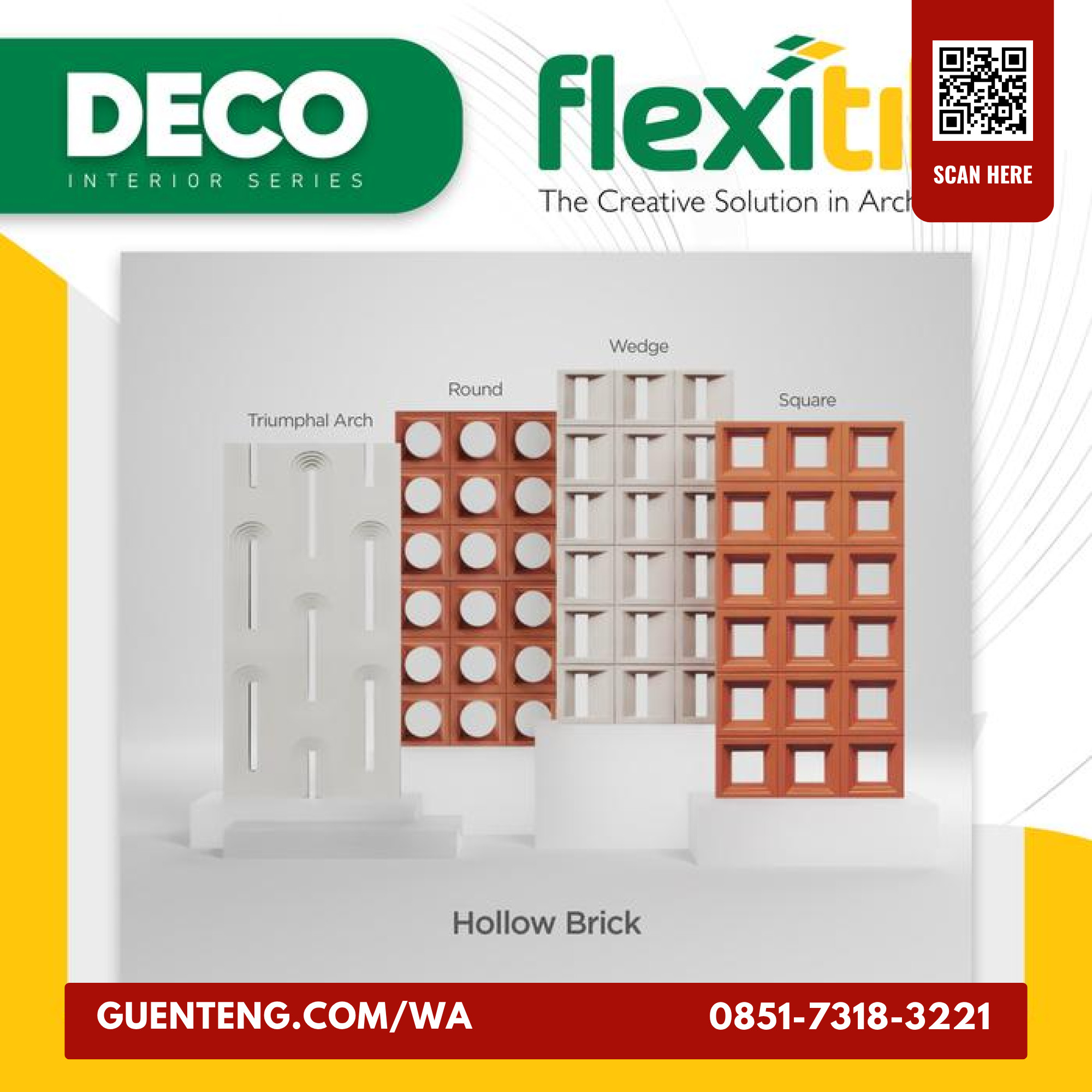 Surface Finishing Flexitile Pu Series Hollow B Triumphal Arch