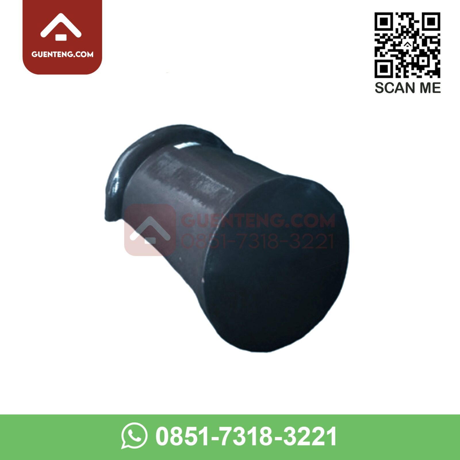 Ujung Nok Kanan Aksesoris Genteng Keramik Kia S7A Right Ridge End Warna Opal Black Hitam