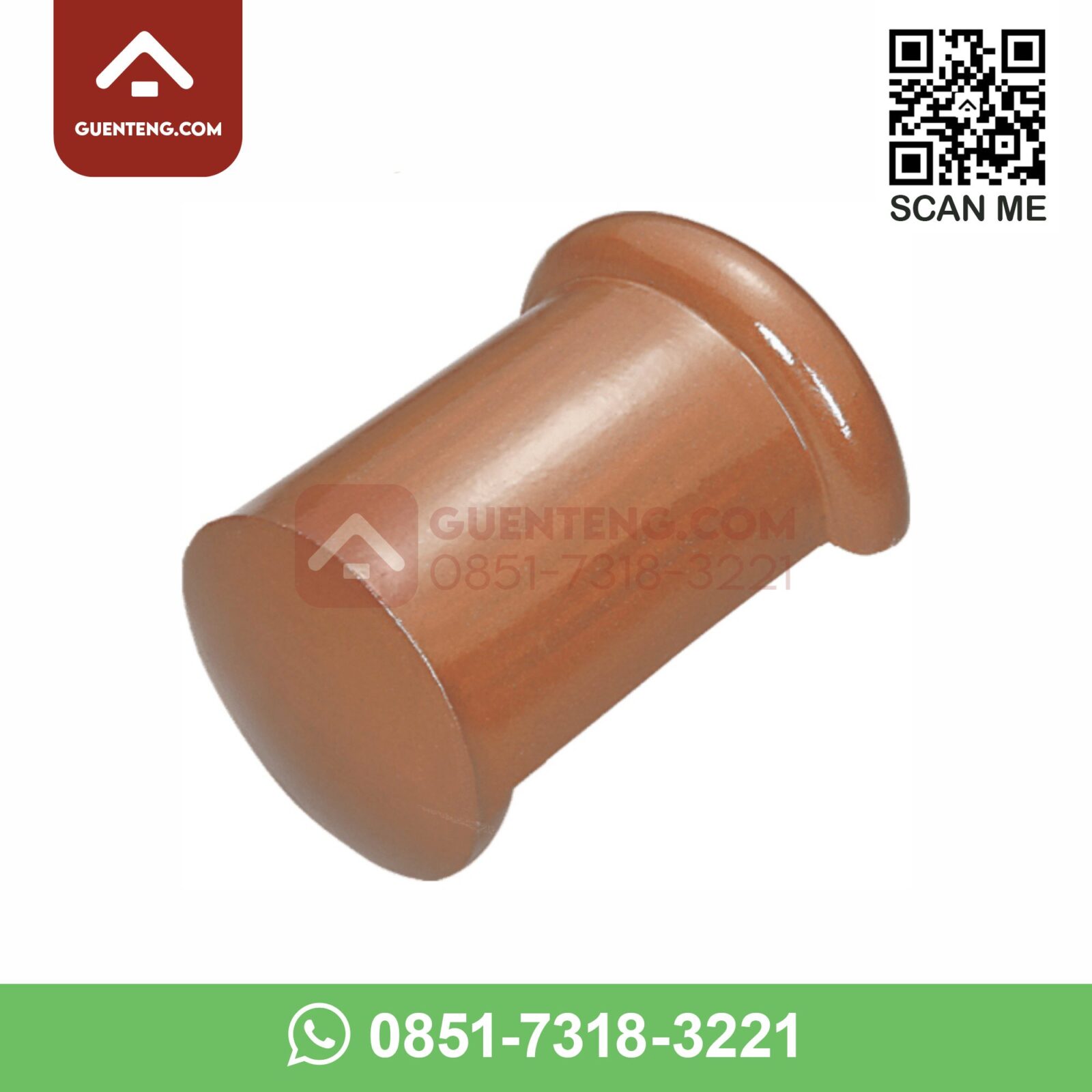 Ujung Nok Kanan KE 7 A Kanmuri Espanica Warna Medi Orange – Oren – Oranye ujung nok kanan ke 7 a aksesoris genteng keramik kanmuri espanica warna medi orange oren oranye
