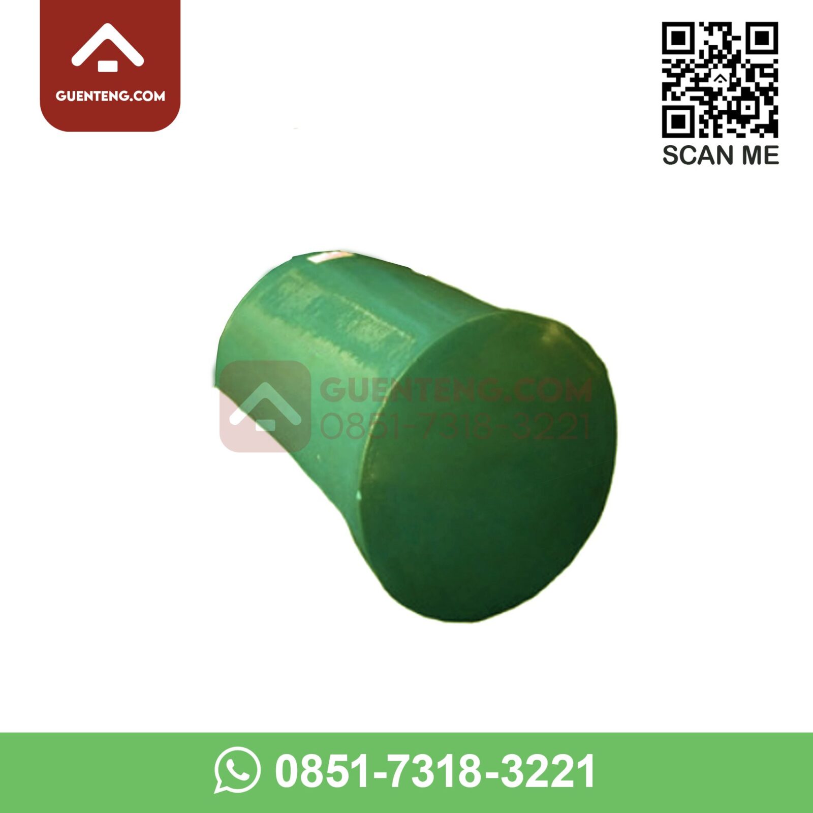 Ujung Nok Kiri Aksesoris Genteng Keramik Kia S7B Left Ridge End Warna Jade Green Hijau Ijo