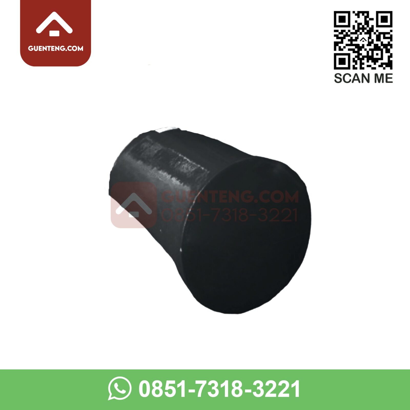 Ujung Nok Kiri Aksesoris Genteng Keramik Kia S7B Left Ridge End Warna Silver Black Hitam