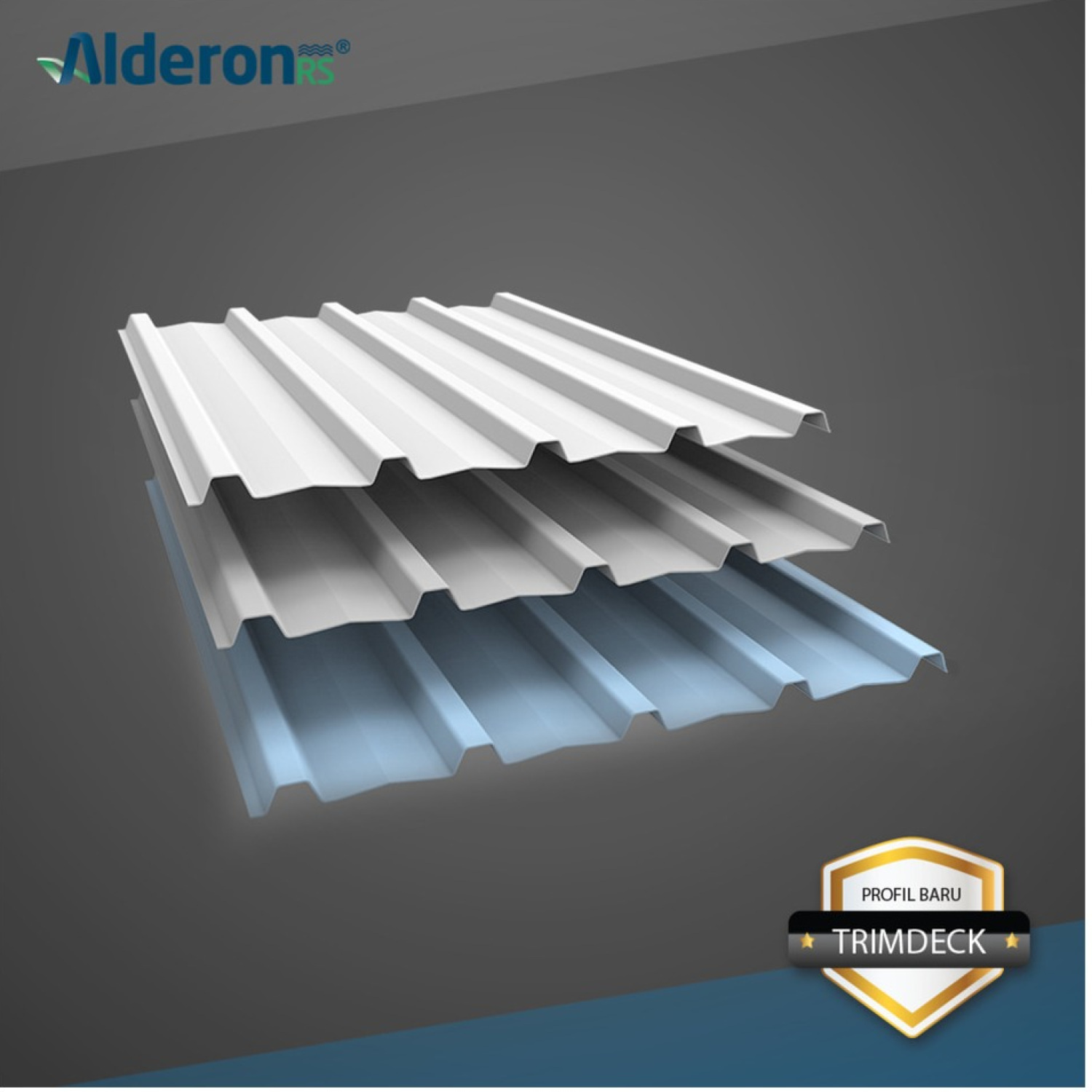 Distributor Resmi Atap Alderon RS Trimdek - 77 cm Terlengkap & Bergaransi