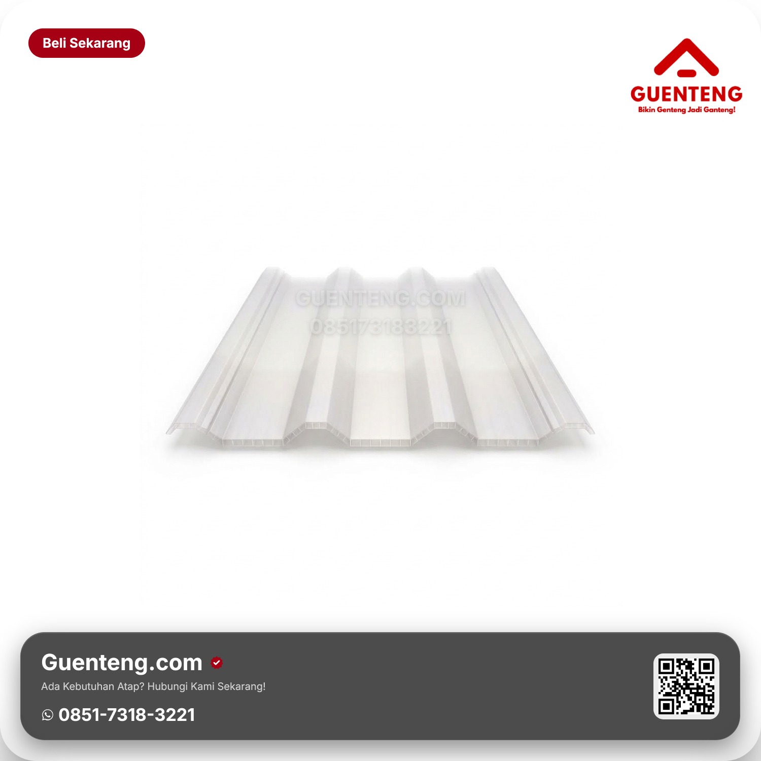 Atap Alderon 860 Semi Translucent