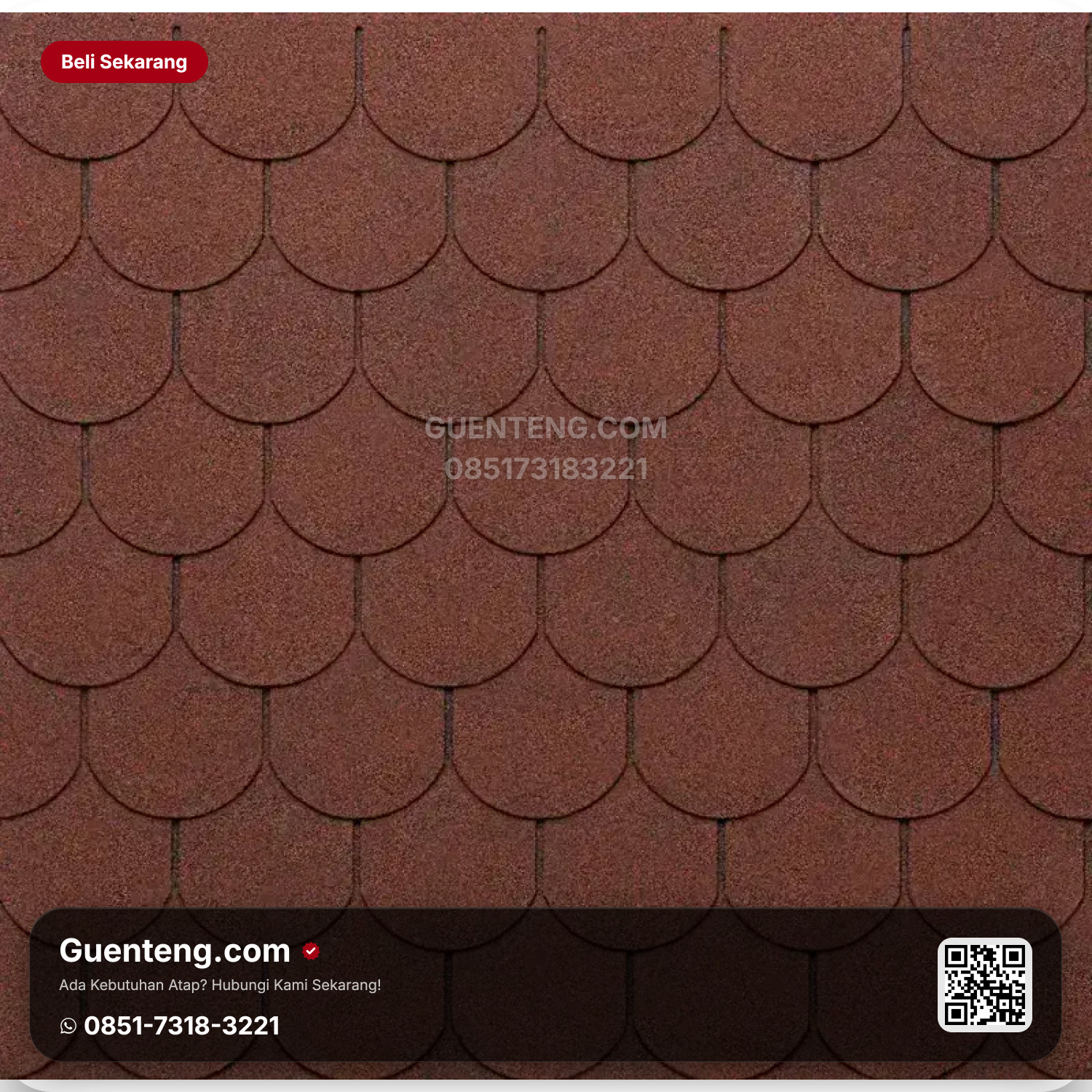 Eco Roof Tradisional - 013 Mixed Red