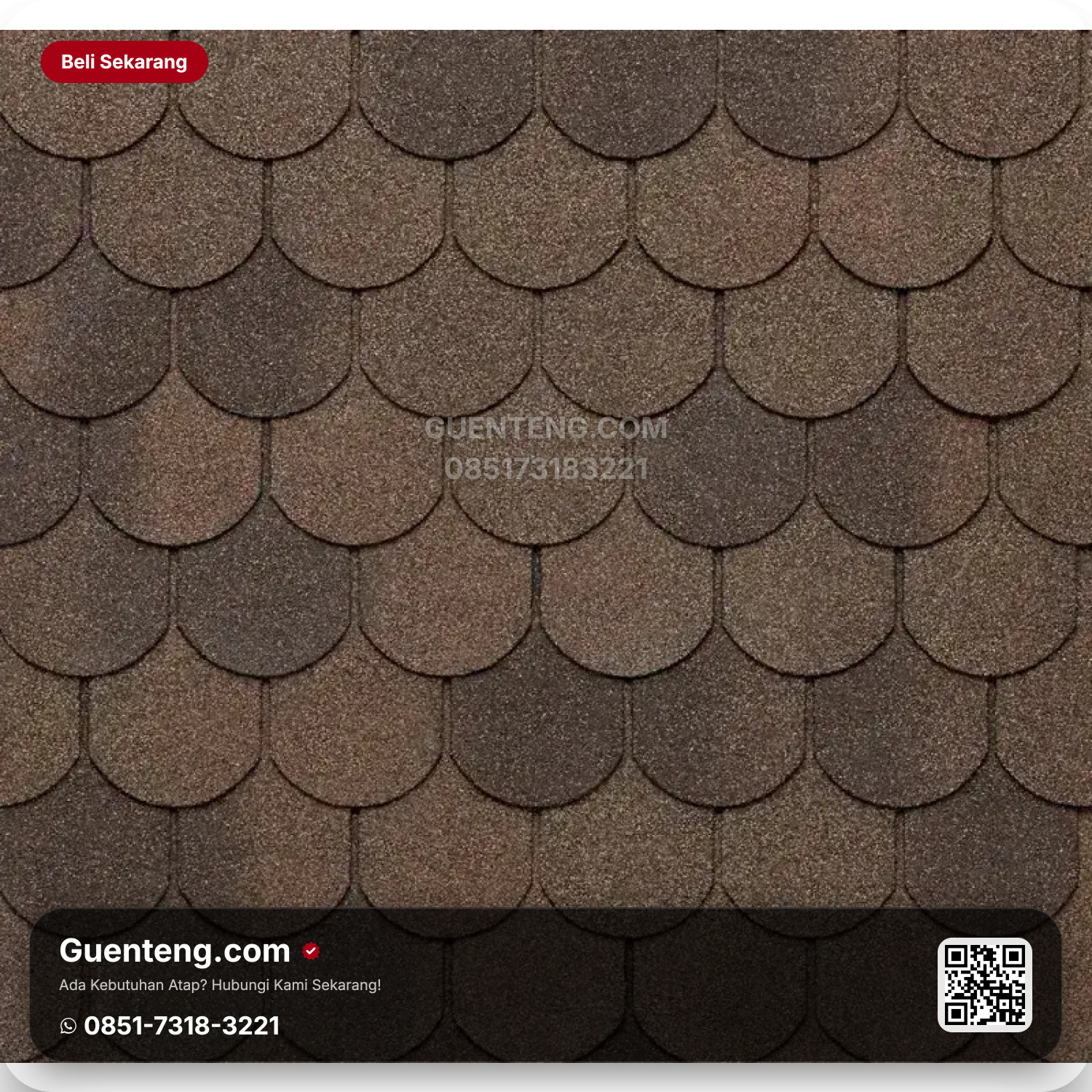 Top Shingles Tradisional - 535 Shaded Brown