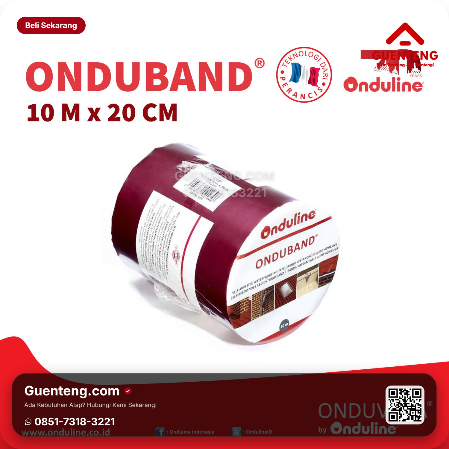 Flashing Tape Onduband 10 M