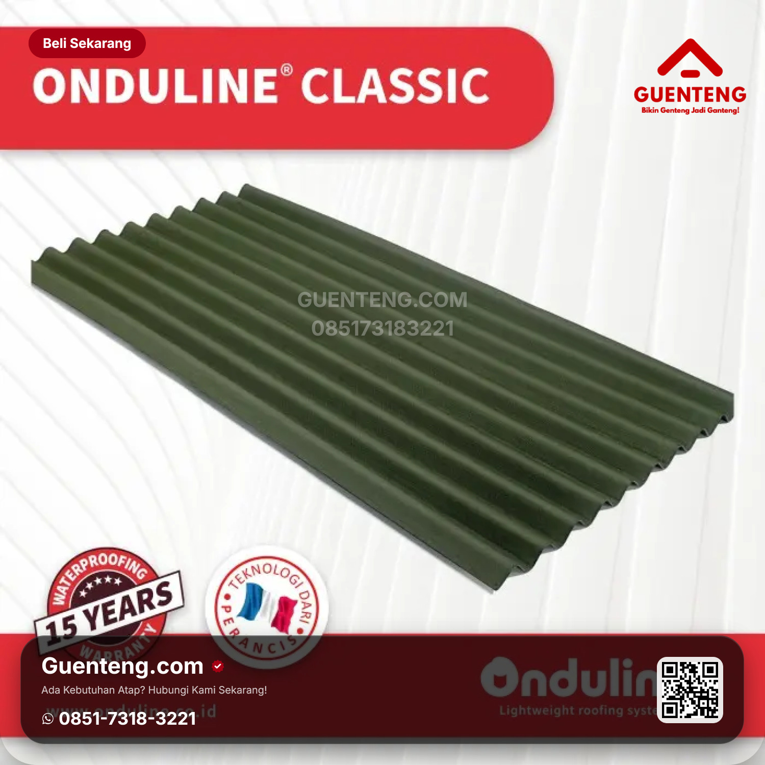 Onduline Classic Green (200x95cm)