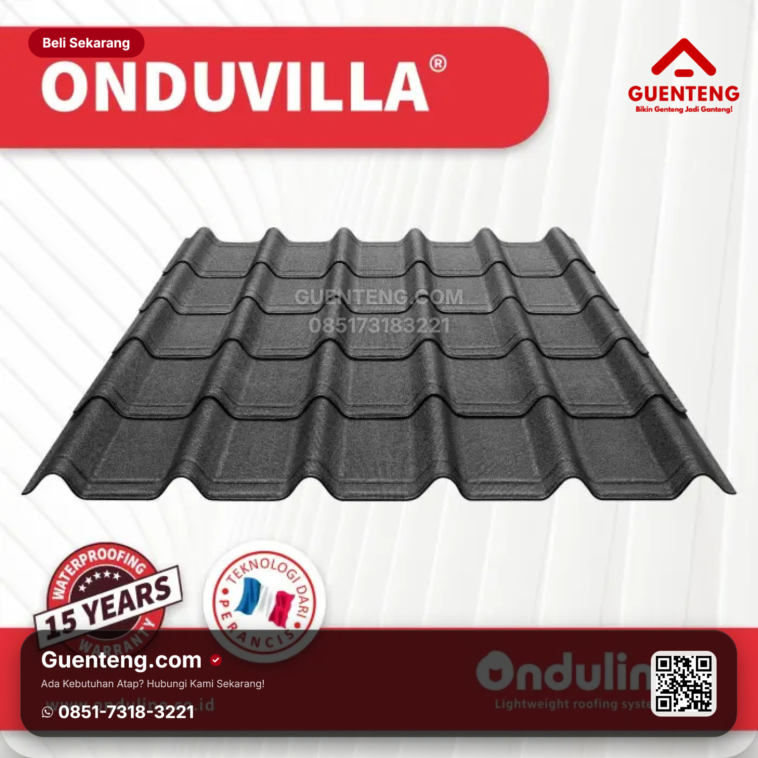 Onduvilla Anthracite Black