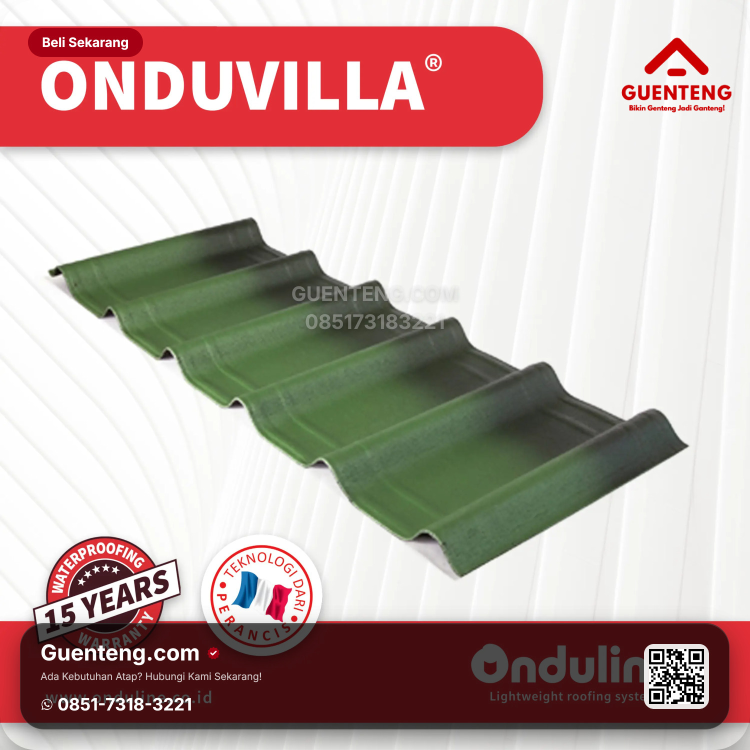 Onduvilla Forest Green 3D