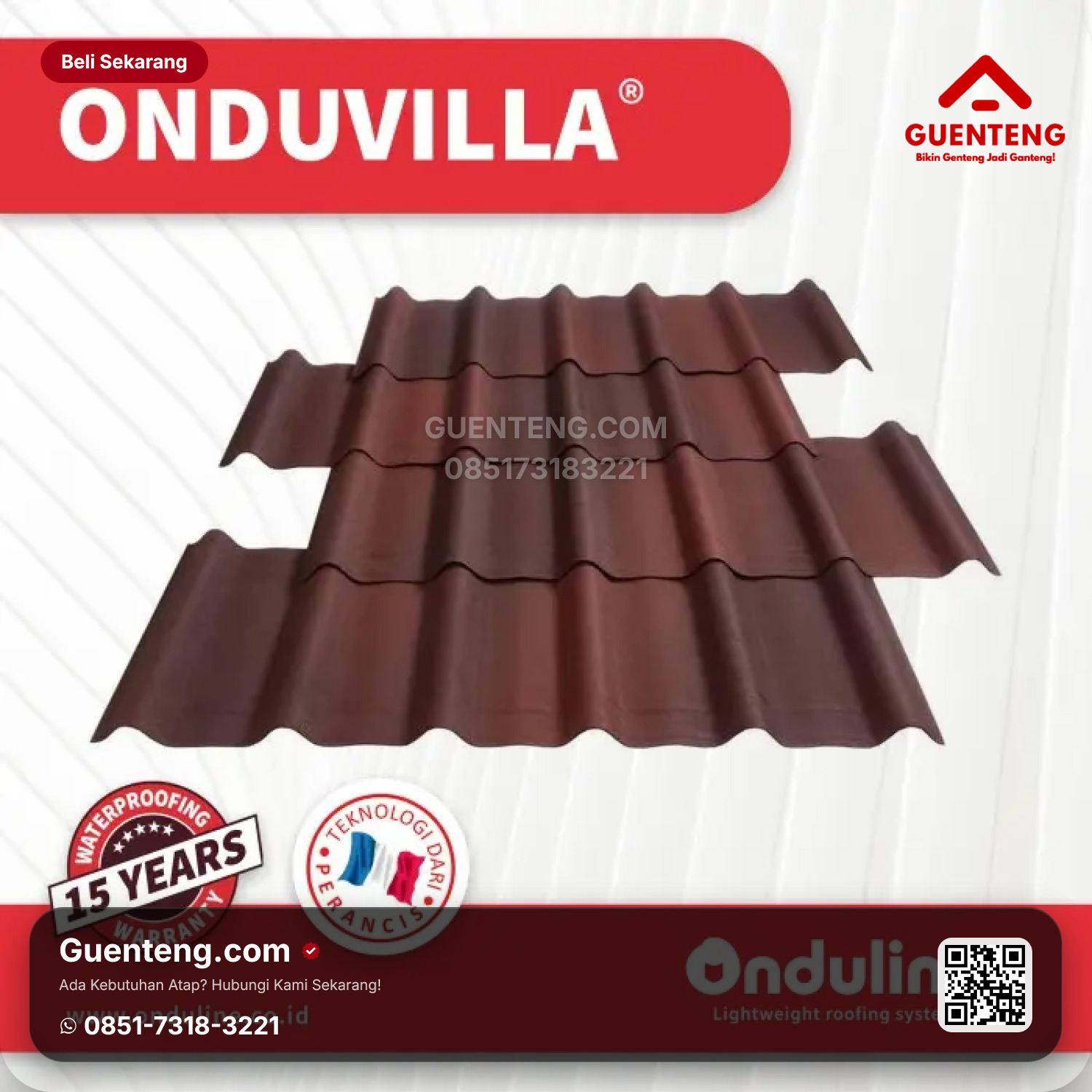 Onduvilla Shaded Red