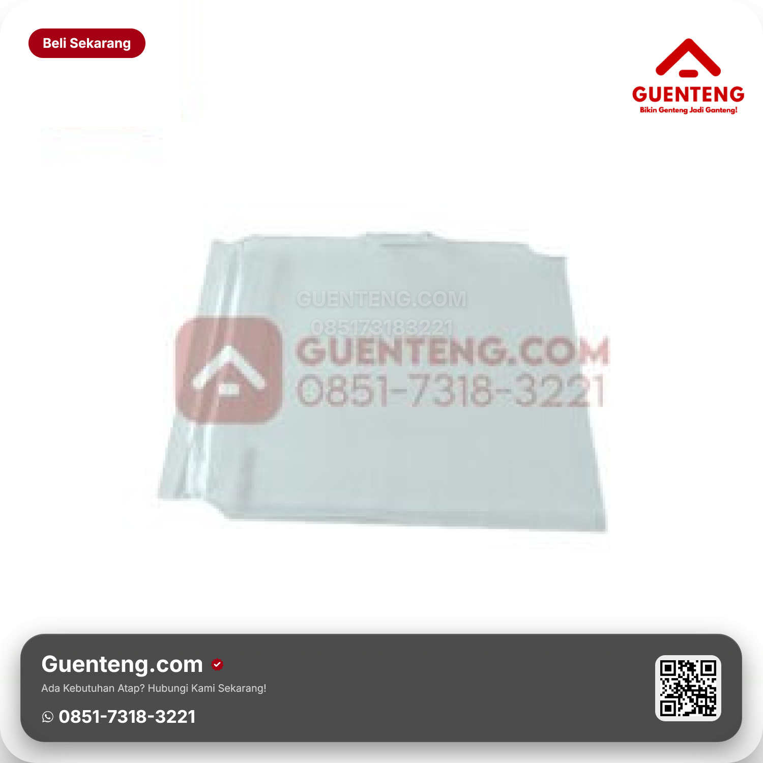 Genteng Kaca Cisangkan Flat 8mm