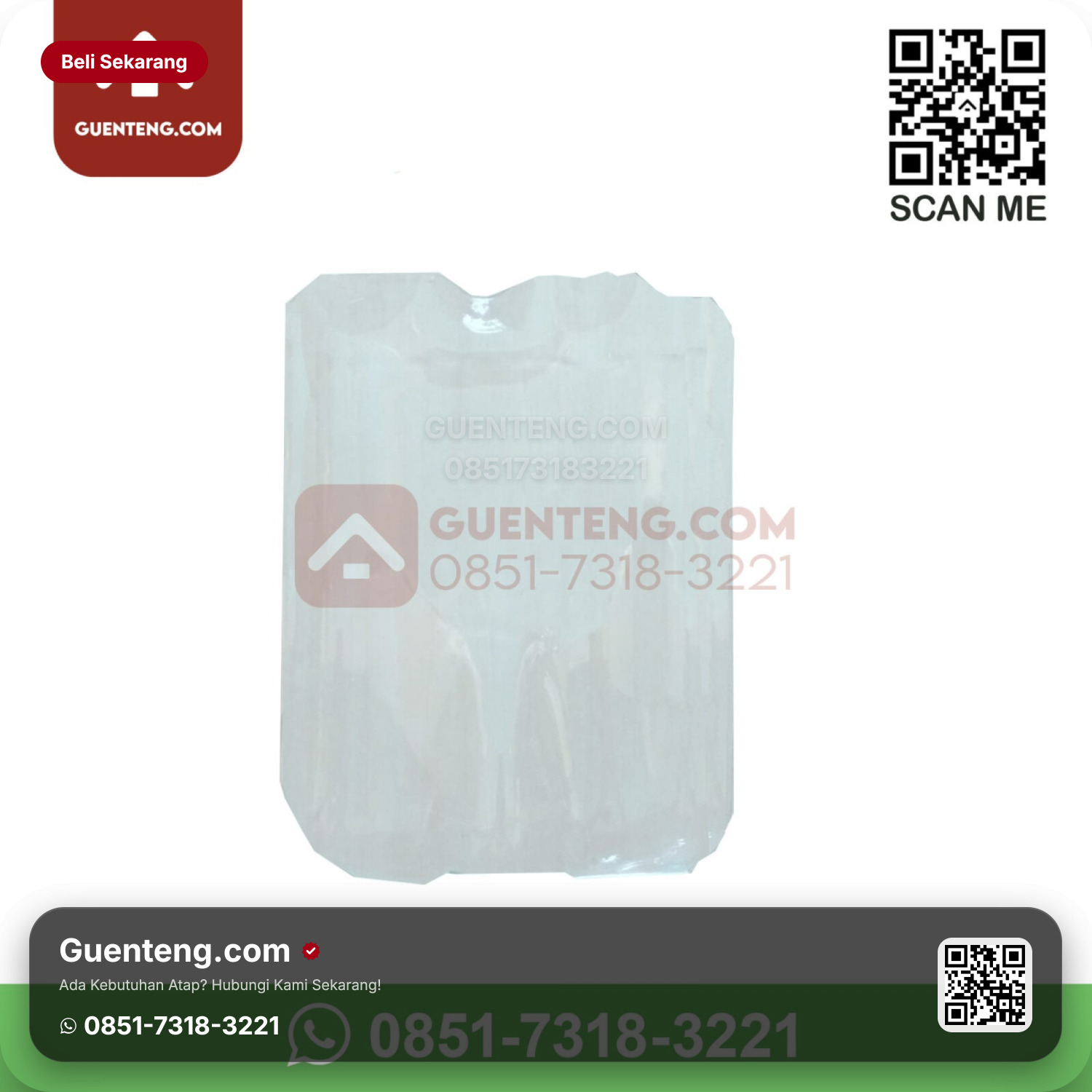Genteng Kaca Pres Standar 5 mm