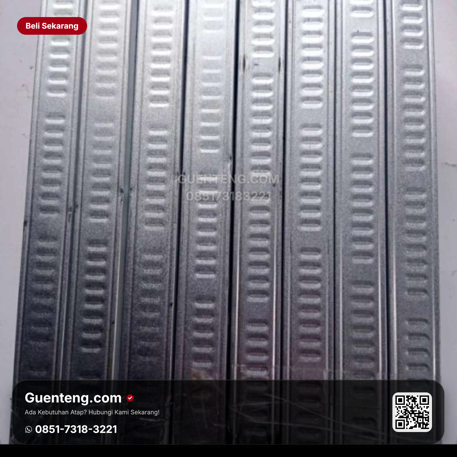 Holo Plafon Galvalume 2x4 (0.30mm x 4 Meter)