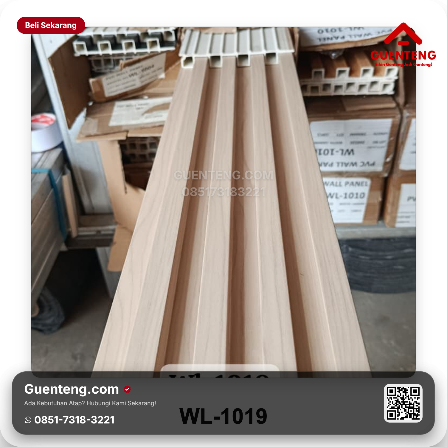 WPC Wall Panel WL-1019 Deep Oak (2.9m)