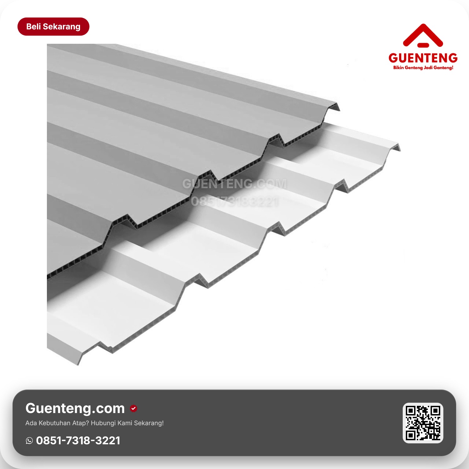 Sunpro Tec UPVC 10mm White Doff