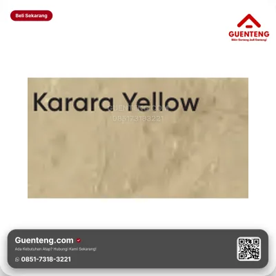 Flexitile Marble Deco Karara Yellow (1200x600mm)
