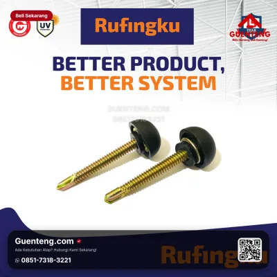 Aksesoris Screw Roofing 7 cm + Cap