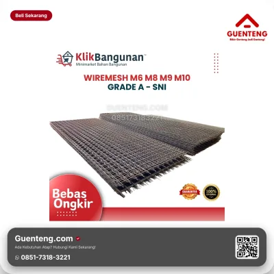 Wiremesh M6 Lembar (2.1 x 5.4 m)