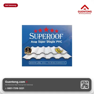Atap uPVC Maspion Superoof 84 cm