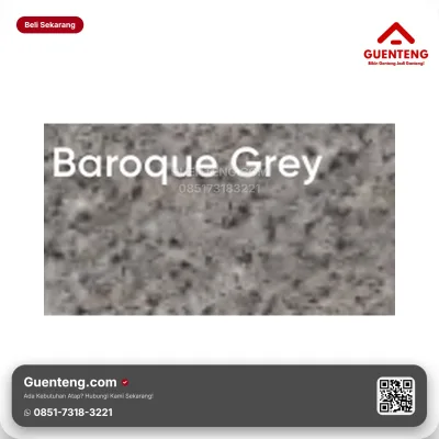 Flexitile Granite Deco Baroque Grey (1200x600mm)