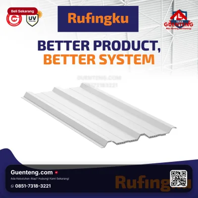 Atap uPVC RUFINGKU 430 - 12 mm