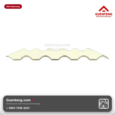 Atap uPVC Holodeck SL 83 12mm ASA Translucent 35% (Efektif 83cm)
