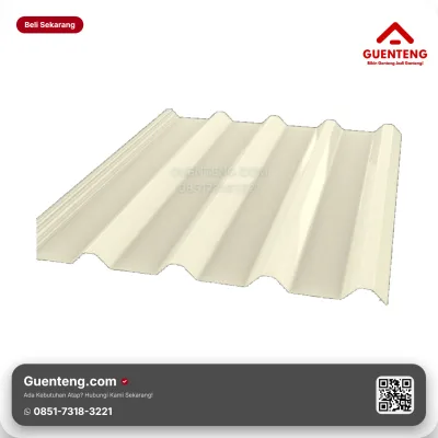 Atap uPVC Evolite X Translucent 35% 10mm (Efektif 86cm)