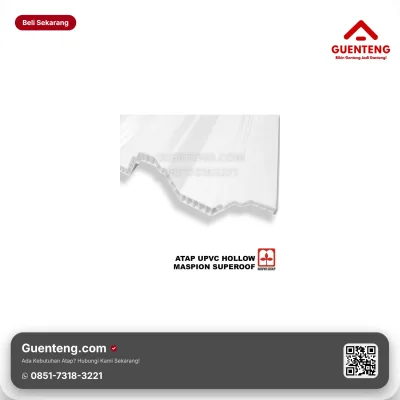 Atap uPVC Maspion Superoof 116 cm