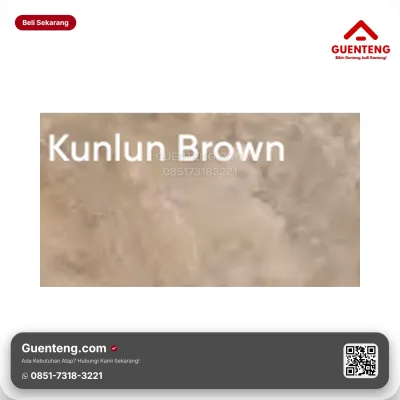 Flexitile Marble Deco Kunlun Brown (1200x600mm)